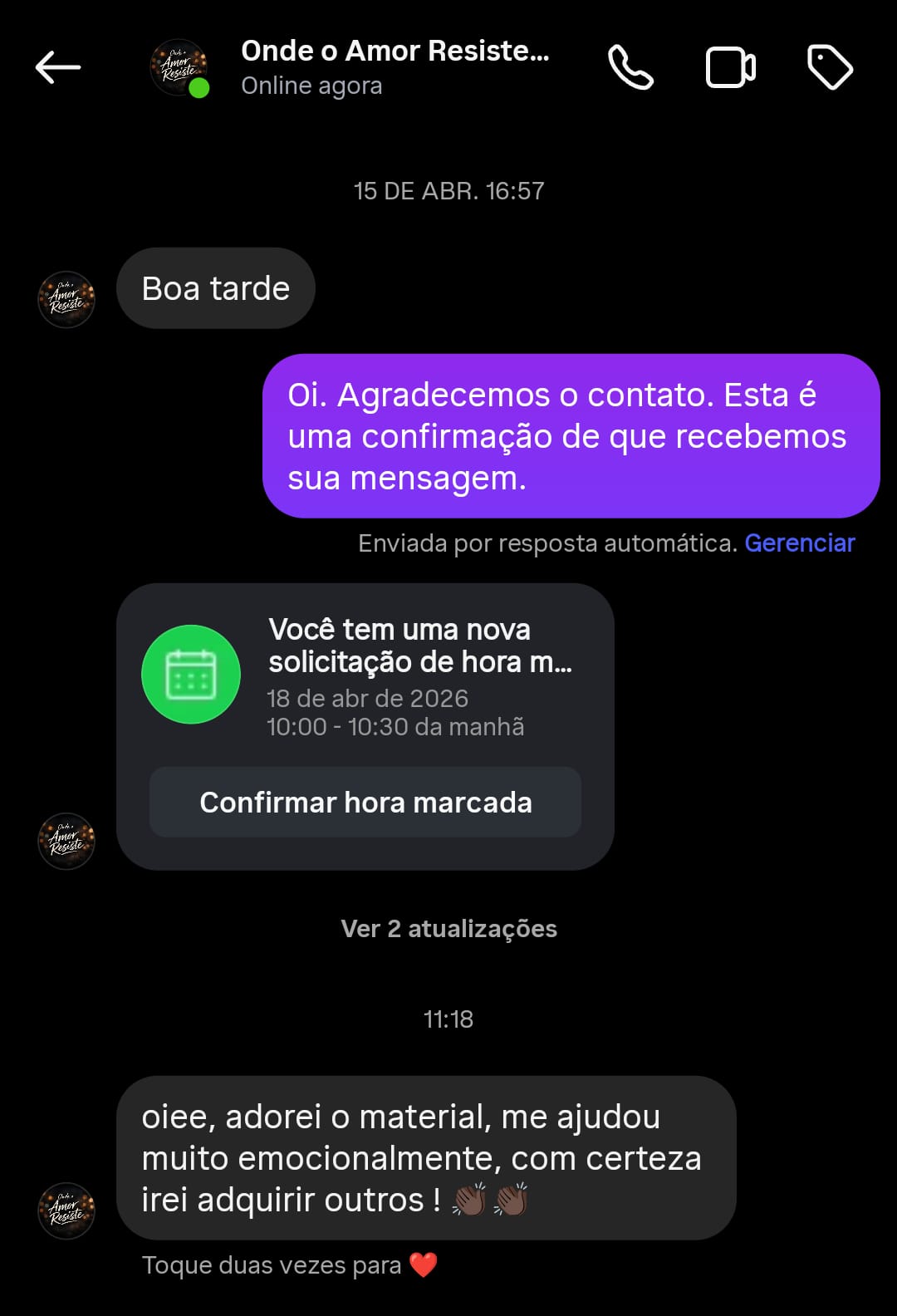 Depoimento real de profissional da saúde 2