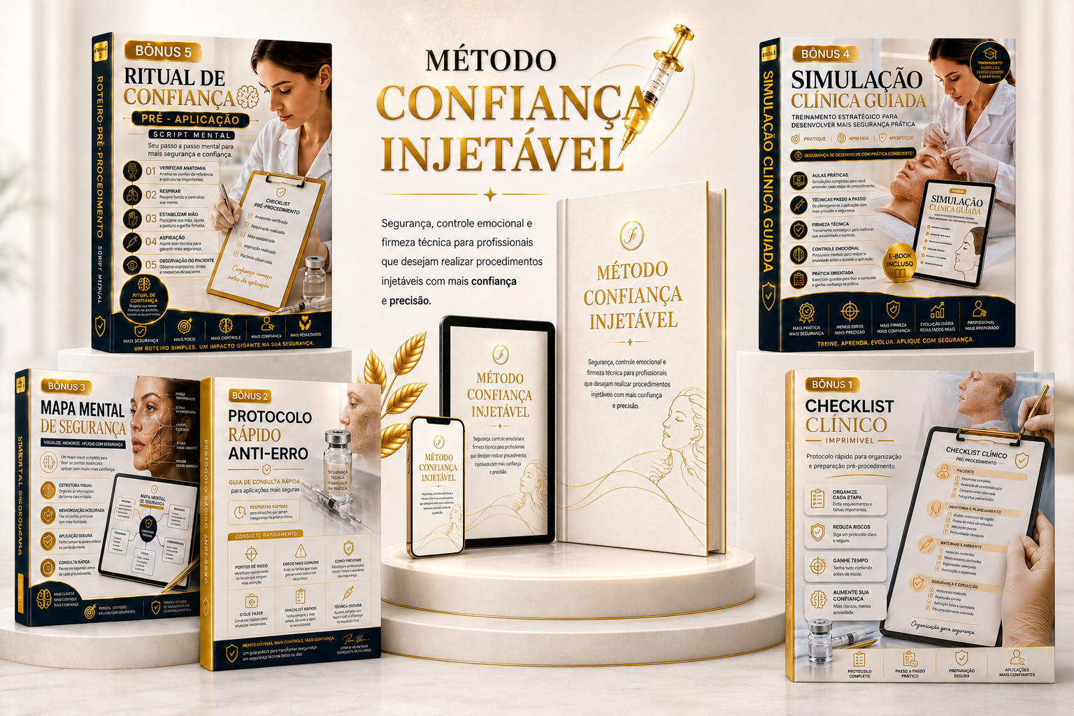Kit Método Confiança Injetável: ebook principal e bônus